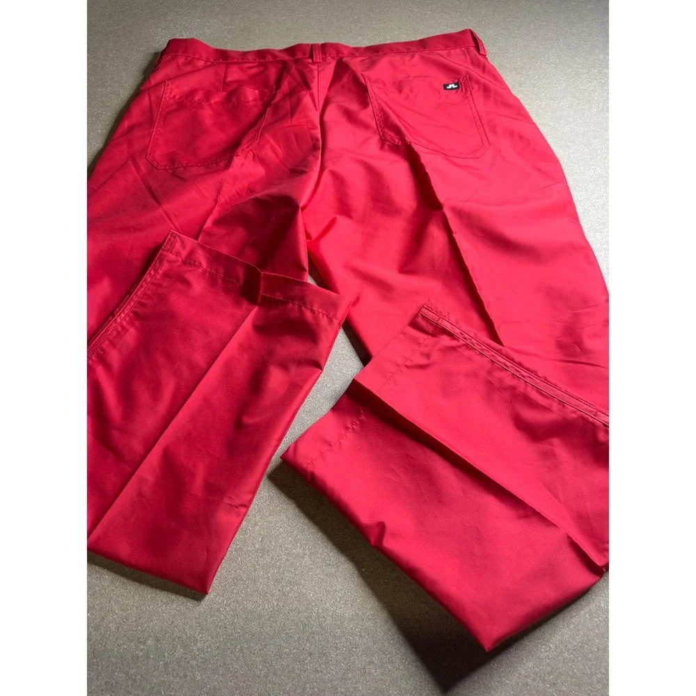 J.Lindeberg Troyan Regular Micro Twill Golf Pants Red Mens‎ 36/30 42MG121890006